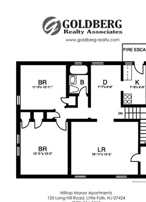 Two Bedroom Dining Room